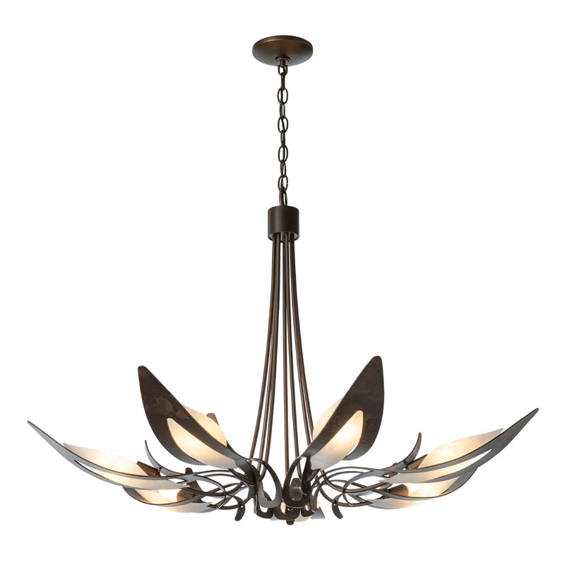 Parasol 7-Light Chandelier - Sterling, Bronze