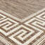 Tapis brun / crème à imprimé animal-1544160626