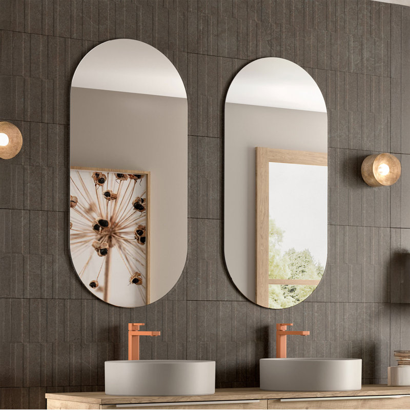 Miroir mural pour salle de bain Solo 4590, 35,4 po x 17,7 po