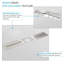 Base de douche Transolor Trimslate 42 po avec seuil simple réglable et bonde centrale-115485284