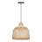 1-Light Pendant Lights Bamboo Dome-2040299686