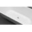 63" Streamline Soaking Glossy White Acrylic Freestanding Bathtub, Bamboo Tray, Drain-103682616