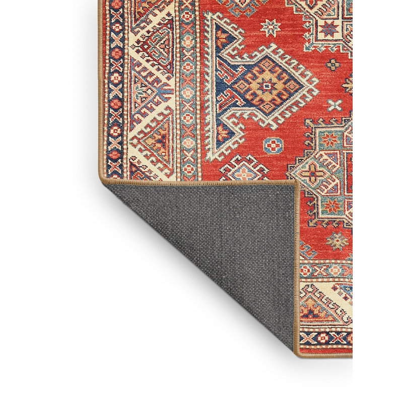 Tapis orange Southwestern, Rectangle 5 pi x 8 pi