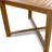 Square Teak Solid Wood Outdoor Dining Table Umbrella Hole , 36 " W 36 " D
