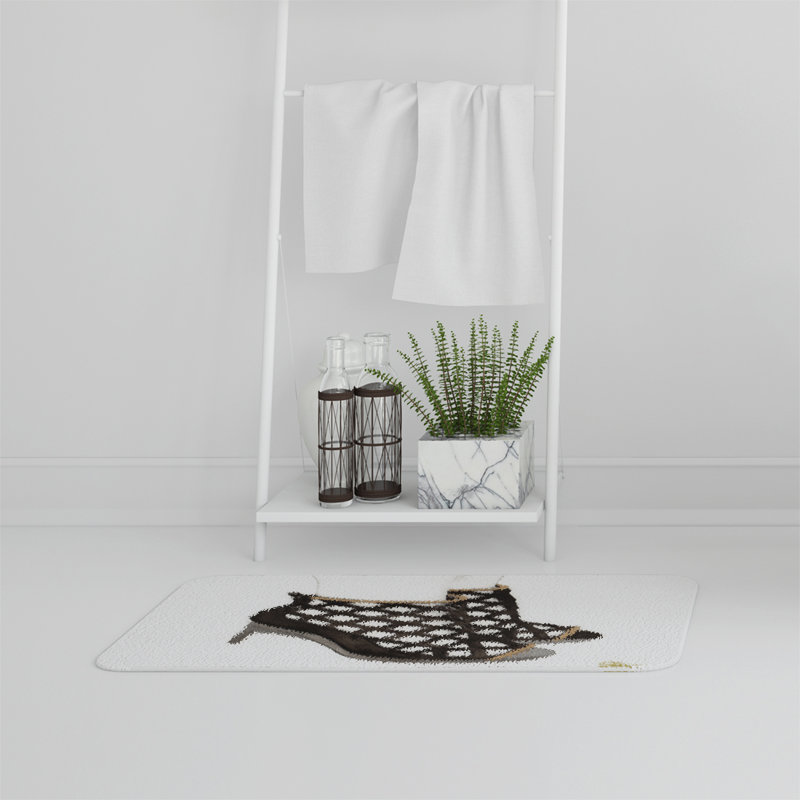 Mindenmines Memory Foam Non-Slip Bath Mat