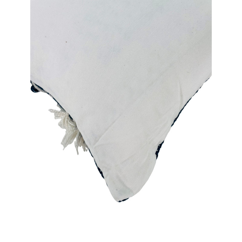 Fringed Outdoor Throw Pillow
