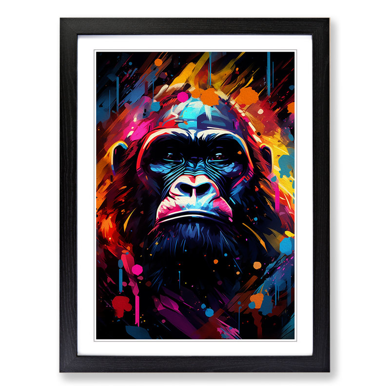Gorilla Futurism - Framed Print