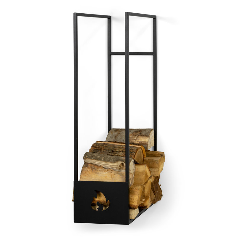 LUMBER LOCKER 27.3cm W Metal Log Rack