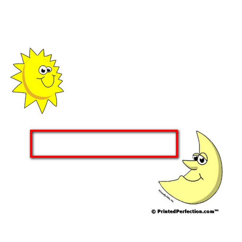 Ornement de Noël personnalisable à double face Sun and Moon, Oui