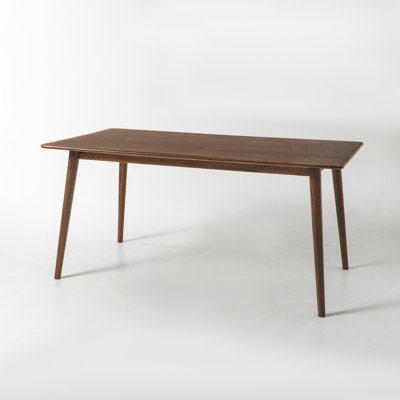 63" Solid Oak Wood Dining Table