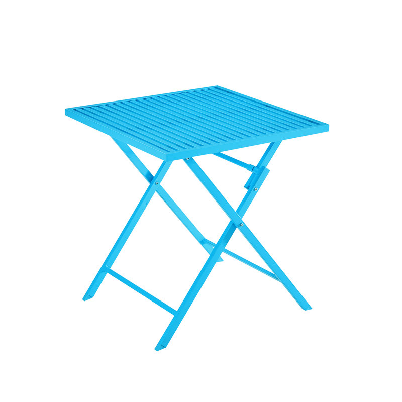 Table de salle à manger 26,4 po, Bleu sarcelle