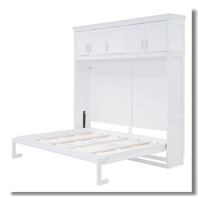 Murphy Bed Wall Bed With Top Cabinets