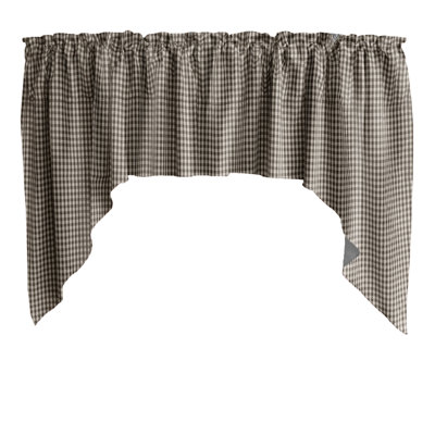 Cantonnière à carreaux Gingham