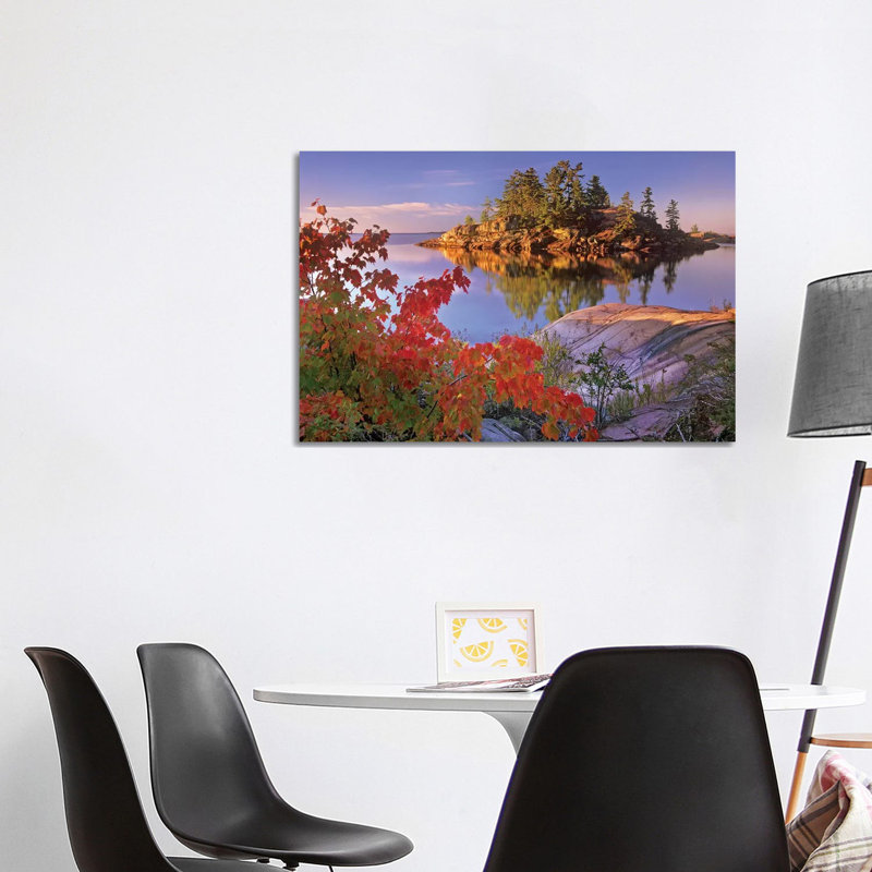 Island In Georgian Bay, Lake Huron, Killarney Provincial Park, Ontario, Canada by Tim Fitzharris - Wrapped Canvas Print