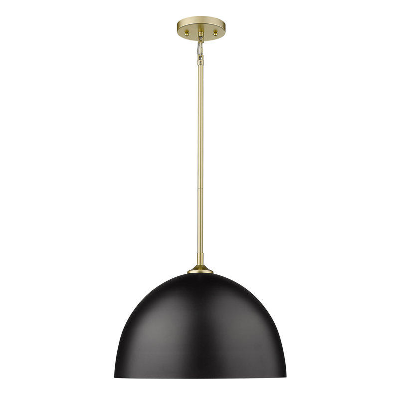 Ringwood 1 - Light Shaded Pendant, Olympic Gold