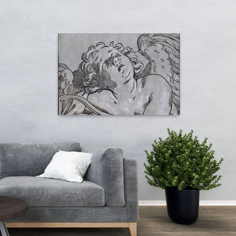 Cupid Abstract Contemporary Art, 32" H x 48" W