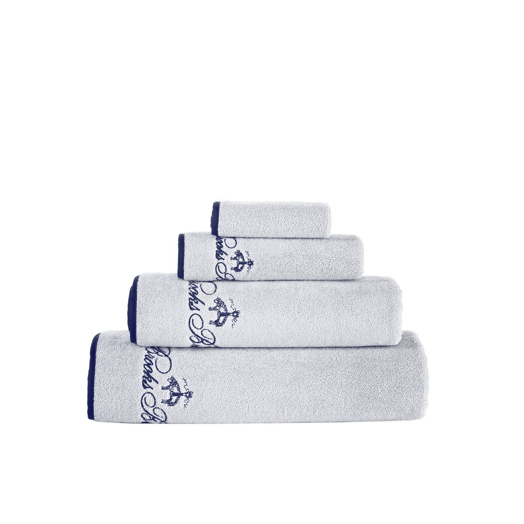 Turkish Cotton Bath Sheet (Set of 2) Brooks Brothers 