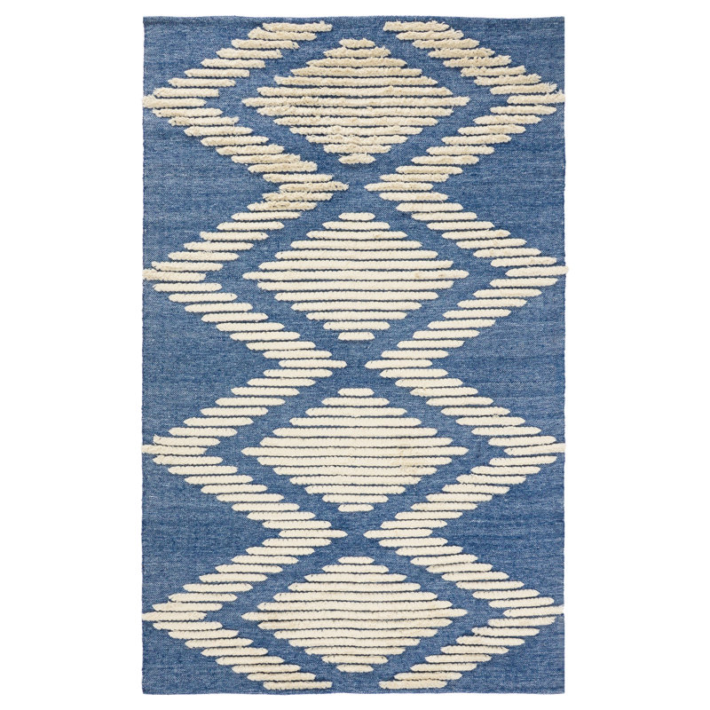 Warren Indoor Outdoor Stellar Blue Accent Rug, Rectangle 2' x 3'