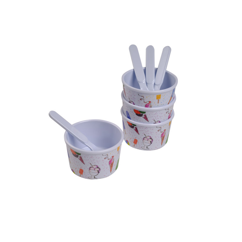 Gobelets en plastique pour 4 personnes