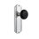 Deco Plate with Black Porcelain Door Knob
