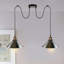 Lofton 2 - Light Gold Cluster Pendant-1041453619