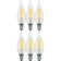 Garnell 60 Watt Equivalent CA11 E12/Candelabra Dimmable 2700K LED Bulb