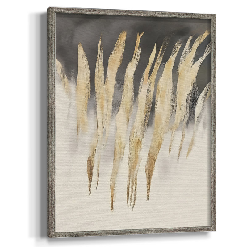Reproduction encadrée FLORAL Series DCLXI - bois massif, H 30 po x l 24 po