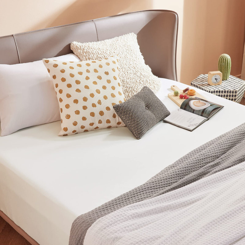 Bedsure Fitted Sheet Deep - Bed Sheets Extra Deep Pocket made of Soft Brushed Microfiber for Bed, Kingsize (5') Fitted Sheet