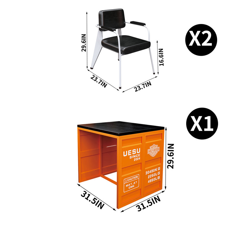2 - Person Trestle Dining Set