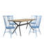 Ensemble de table de salle à manger et de chaises Windsor à haut dossier 70 po Bradfield-54286536-54286540
