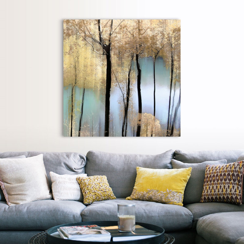 «Pastel Pond» par Alex Hanson - reproduction d'art sur toile, Toile tendue, H 48 po x l 48 po x P 1,25 po