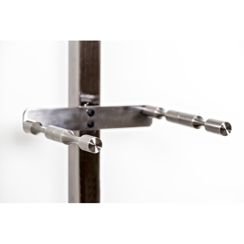 Jaidan 40 Bottle Wall Mounted Wine Bottle Rack, Gunmetal