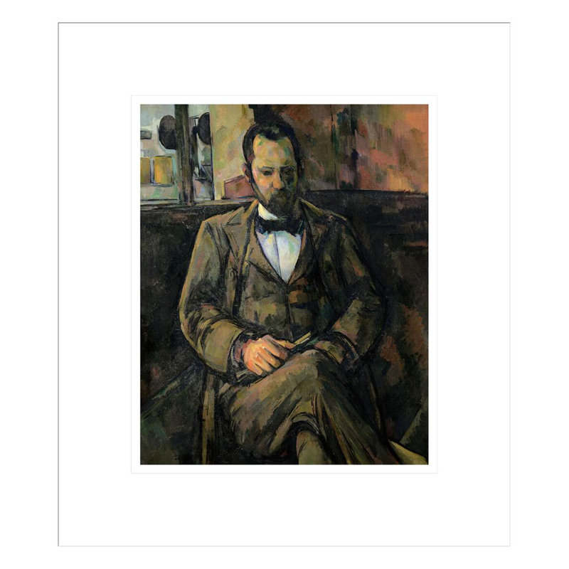 Portrait d'Ambroise Vollard par Paul Cézanne, H 15,74 po x l 13,75 po