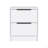 Nightstand Cervants, Two Drawers, 18" High Nightstand-205285743