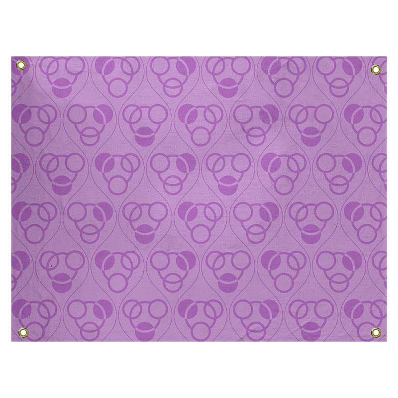 Tapisserie, H 26 po x l 36 po, Violet clair