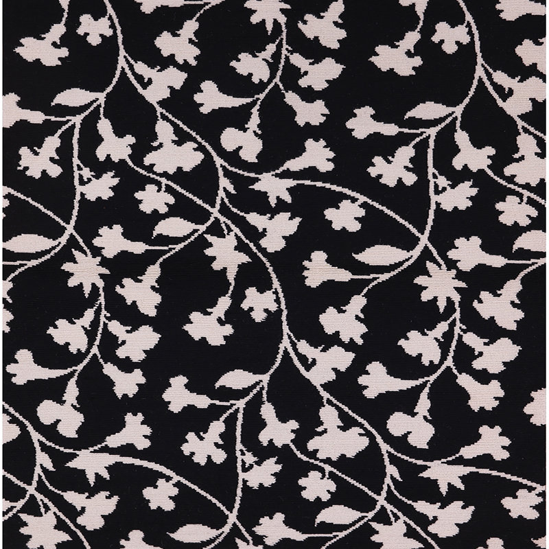 Tapis noir Osbonre, Carré 3 pi