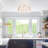 Chesmore 5 - Light 19.68"W Dimmable Hemp Rope Drum Semi Flush Mount Bohemian Ceiling Light Fixture for Dining Room, Living Room and Coastal Themed Dining Areas-172327316-142859700