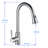 Pull Down Single Handle  Kitchen sink Faucet in Chrome-50629083