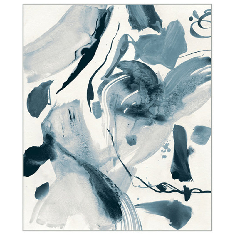 Green Terrazzo 2 Painting by Thom Filicia, Blue
