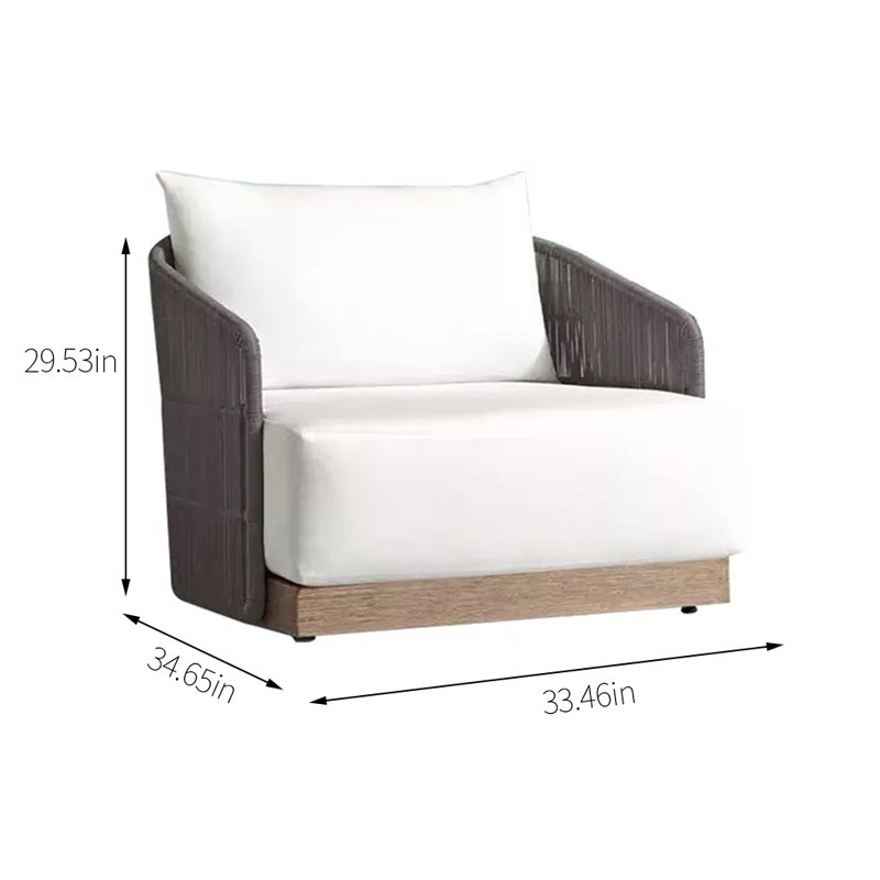 Wicker Outdoor Lounge Chair