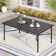 Alyah Rectangular Metal Dining Table