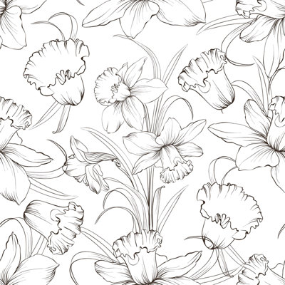 Iowerth Peel & Stick Floral Tile
