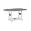 Berlin Gardens Garden Classic Regular Top With White Base 64″ Oblong Table-65664323-65664311