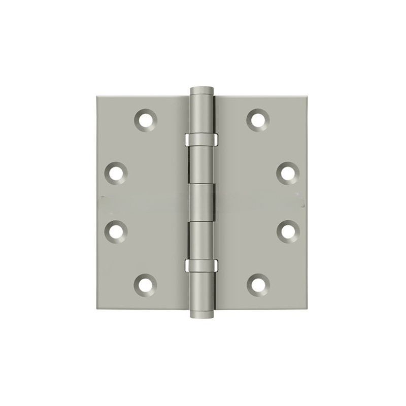 102'' x 102'' Butt Bearing Hinge, Brushed Nickel