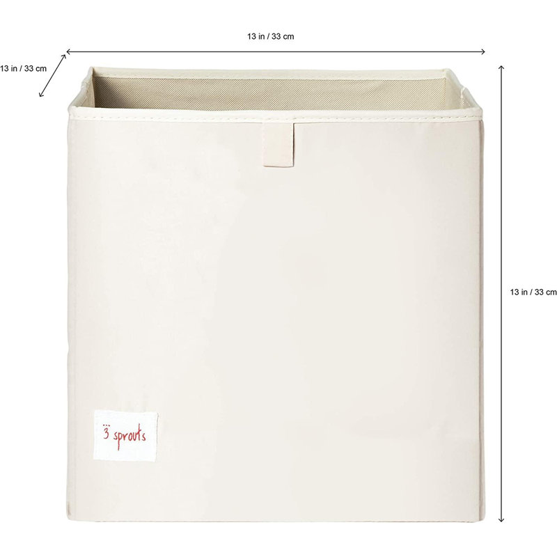 3 Sprouts Fabric Toy Box