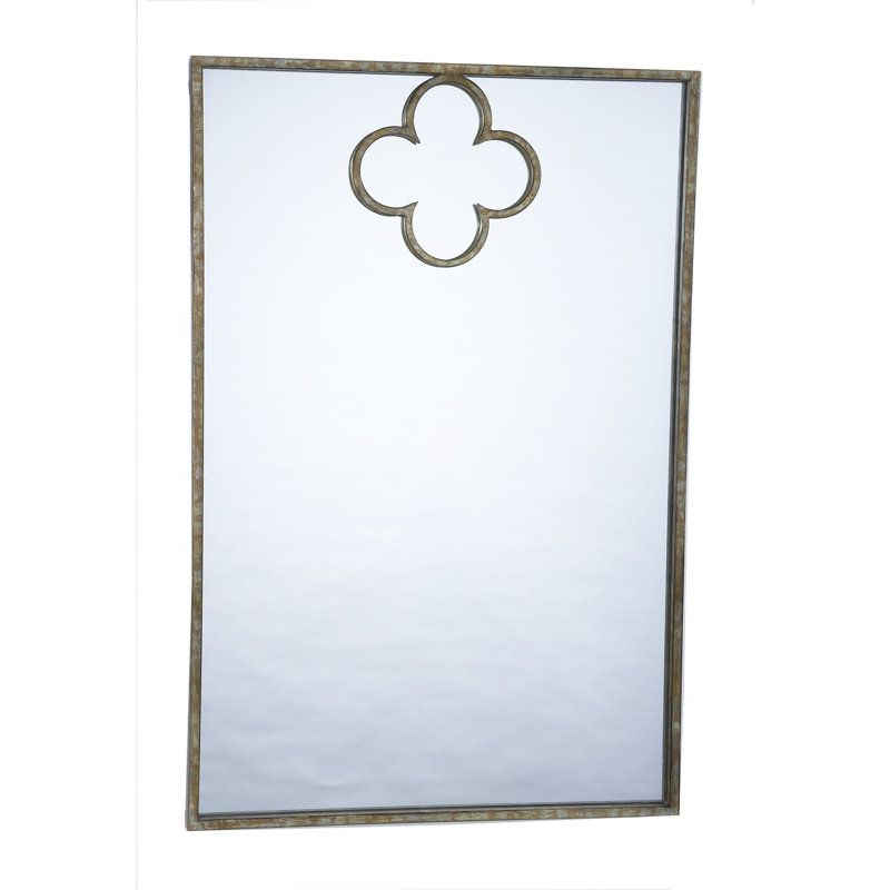 Quatrefoil Flat Wall Mirror