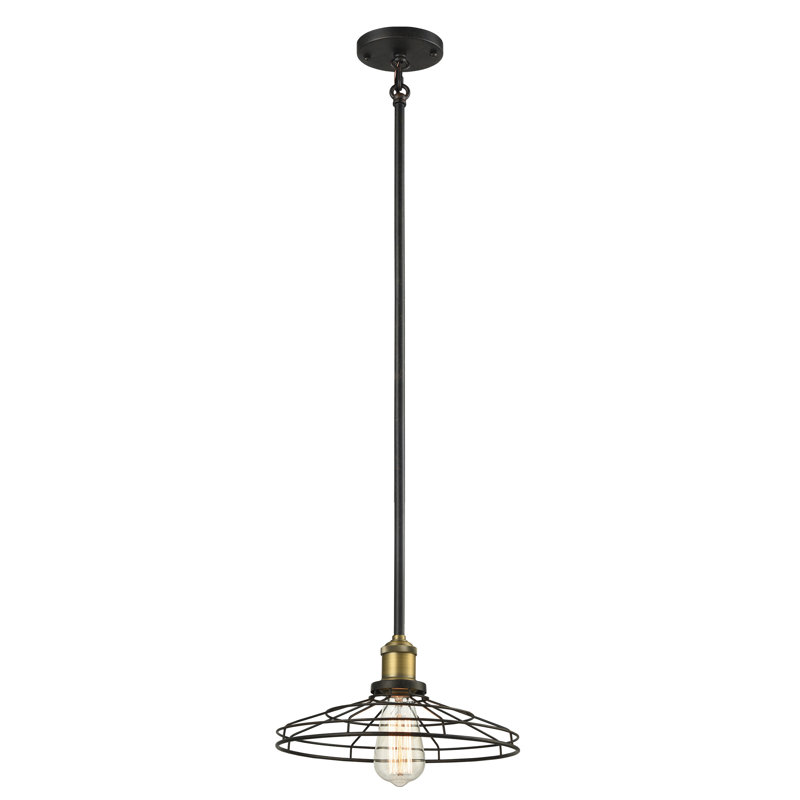 Luminaire suspendu 1 lumière à cône simple Lewis