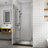 36'' - W x 72'' H Folding / Bi-Fold Door Frameless Shower Door with