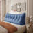 Soft Triangular Bed Backrest Headboard Wedge Reading Pillow-1279586720-1279586722-1279586723