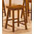 Casual Dining Saddle Seat Stools 2Pc Set Solid Wood